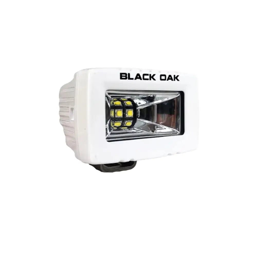 Black Oak Pro Series 3.0 White 2 Inch Marine Scene Spreader Light - Flood/Spreader Lights