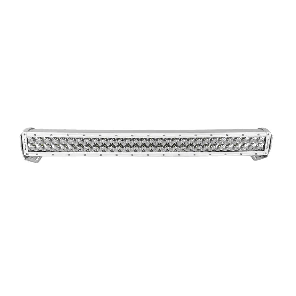 Black Oak 30’’ Marine Curved Double Row LED Light Bar - Spot Optics - White Housing - Pro Series 3.0 [30SCM-D5OS]