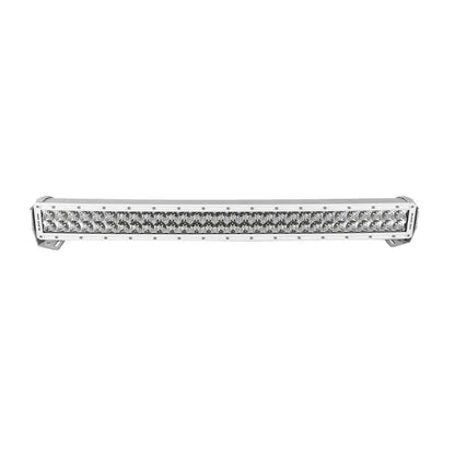 Black Oak 30’’ Marine Curved Double Row LED Light Bar - Spot Optics - White Housing - Pro Series 3.0 [30SCM-D5OS]