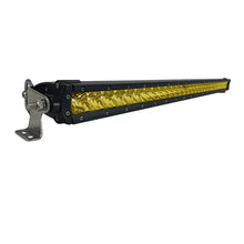 Black Oak 30’’ Yellow Lens Single Row LED Light Bar - Combo Optics - Black Housing - Pro Series 3.0 [30Y-S5OS]