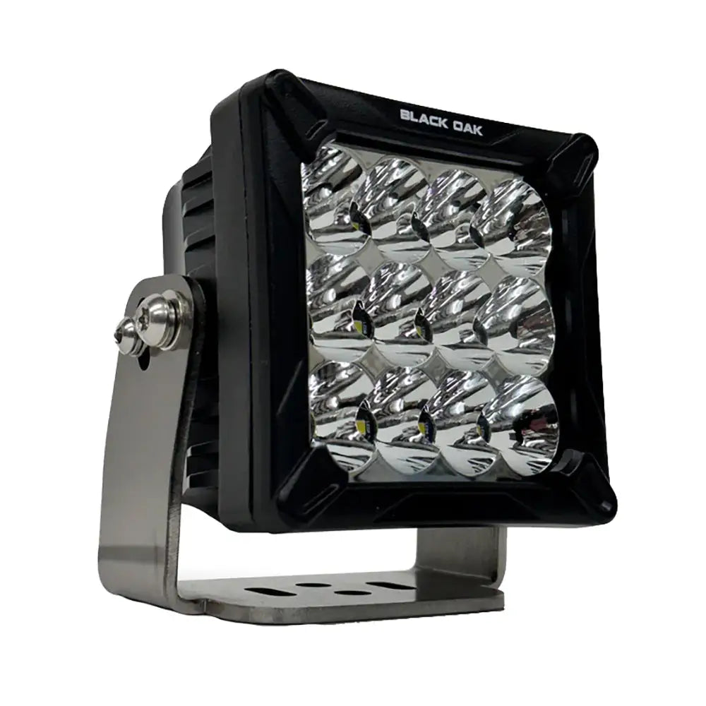 Black Oak 4’’ LED Pod Light - Black Housing - Bracket Mount - 120W - Combo Beam [4C-POD] - Pods & Cubes
