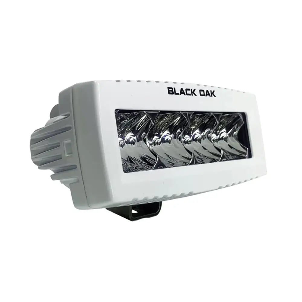 Black Oak 4’’ Marine Spreader Light - Flood Optics - White Housing - Pro Series 3.0 [4MS-F] - Flood/Spreader Lights