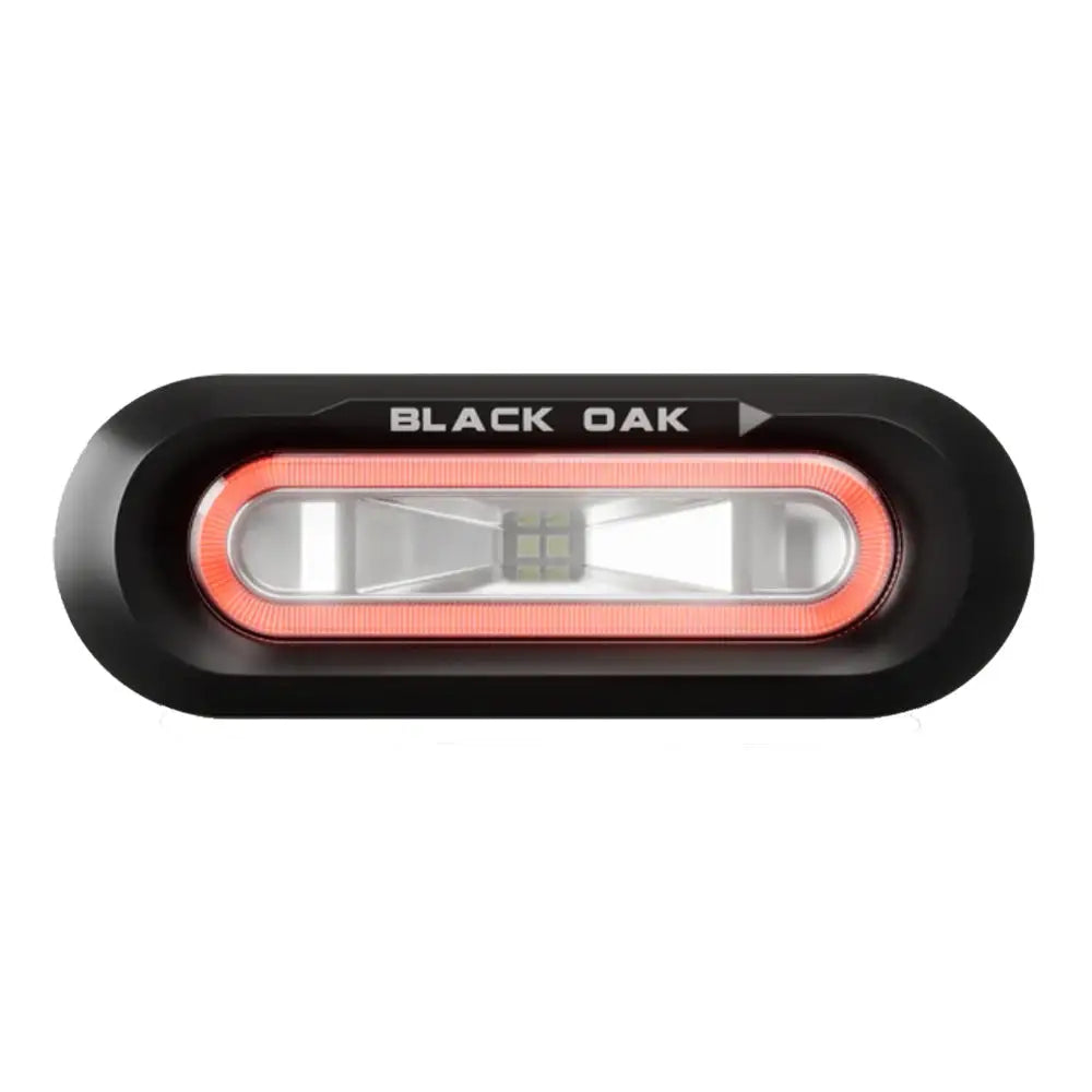 Black Oak Low Pro Flush - Black Housing - Red LED [LPS-FR] - Flood/Spreader Lights