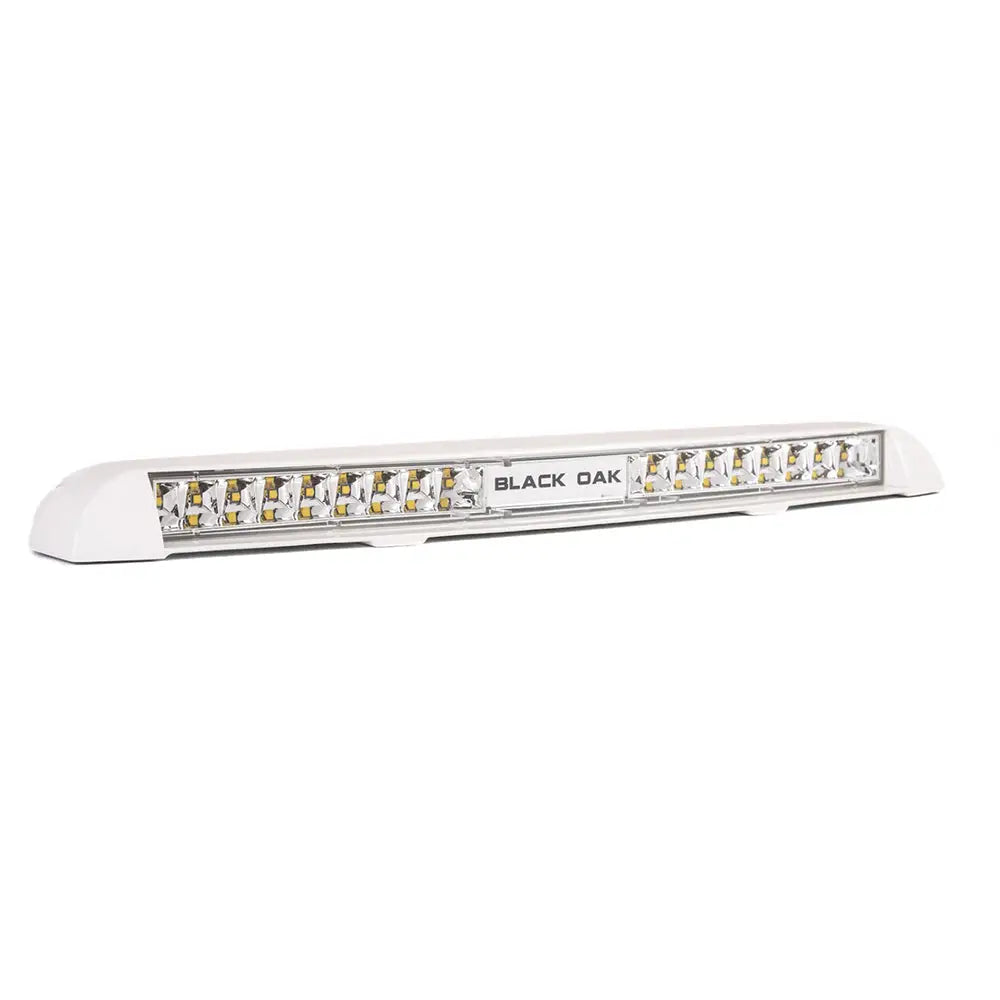 Black Oak Low Profile Marine Bar - Flood - White [LP-WX] - Light Bars