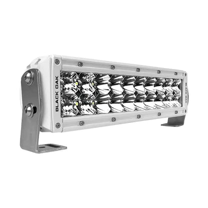 Black Oak Pro Series 3.0 Double Row 10’’ LED Light Bar - Combo Optics - White Housing [10CM-D5OS] - Lighting