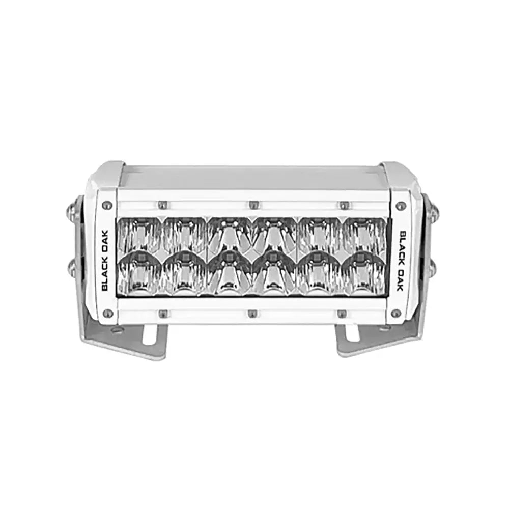 Black Oak Pro Series 3.0 Double Row 6’’ LED Light Bar - Combo Optics - White Housing [6CM-D5OS] - Lighting