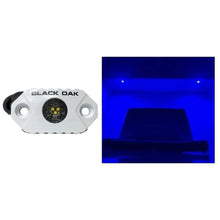 Black Oak Rock Accent Light - Blue LEDs - White Housing [MAL-B] - Interior / Courtesy Light