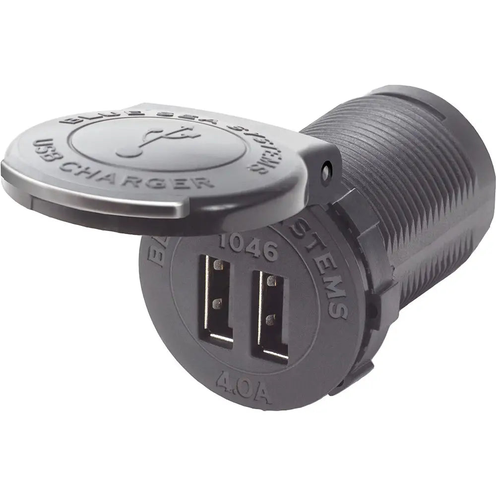 Blue Sea 1046 48V Dual USB Charger Socket Mount [1046] - Accessories