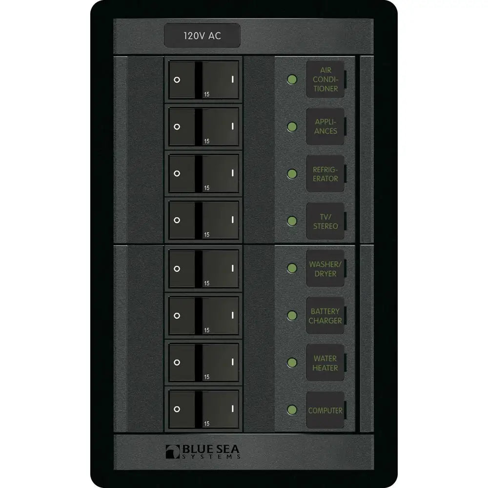 Blue Sea 1228 120V AC 8 Position [1228] - Electrical Panels