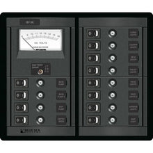 Blue Sea 1464 12 Position Switch CLB + Meter Square [1464] - Electrical Panels