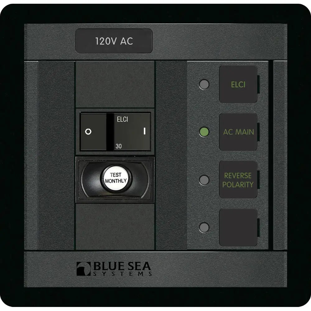 Blue Sea 1502 ELCI Main 30A Double Pole Panel [1502] - Electrical Panels