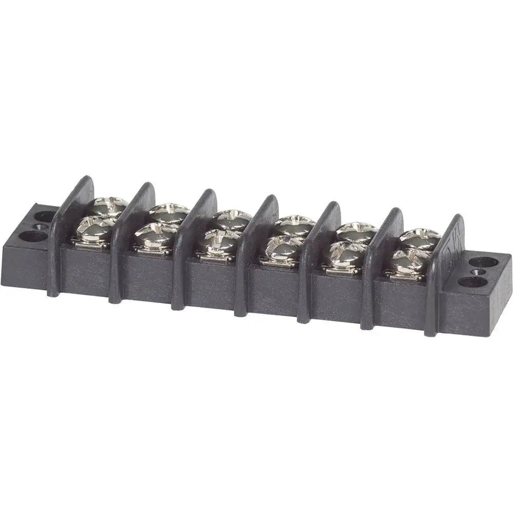 Blue Sea 2406 Terminal Block 20AMP - 6 Circuit [2406] - Busbars Connectors & Insulators