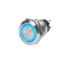 Blue Sea 4160 SS Push Button Switch - Off-On - Blue - 10A [4160] - Switches & Accessories