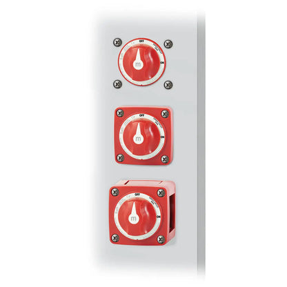 Blue Sea 6006 m-Series (Mini) Battery Switch Single Circuit ON/OFF Red [6006] - Battery Management