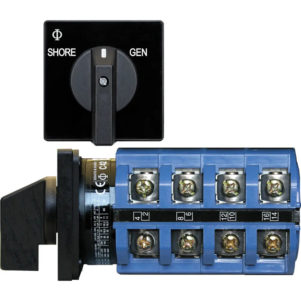 Blue Sea 6337 Switch AC 120V AC 30A OFF + 2 Position [6337] - Switches & Accessories
