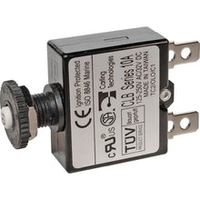 Blue Sea 7054 10A Push Button Thermal with Quick Connect Terminals [7054] - Circuit Breakers