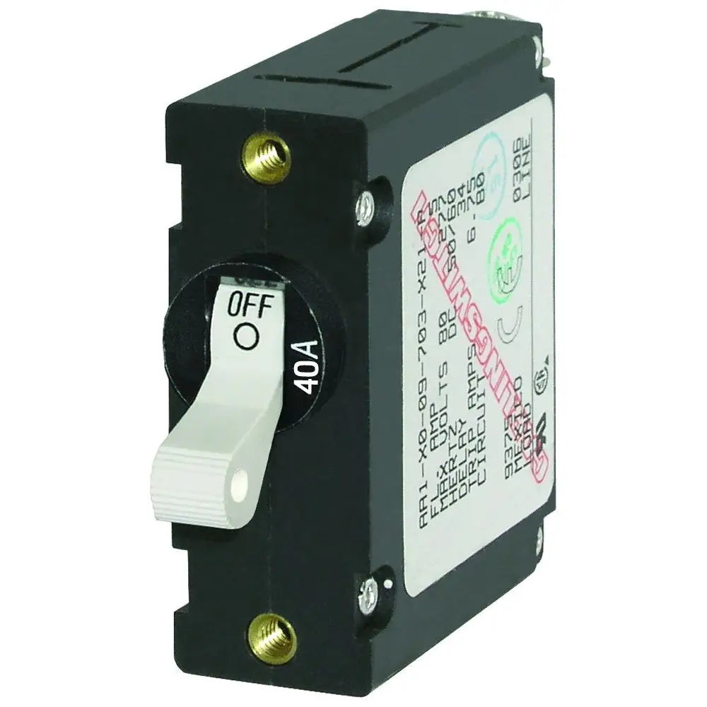 Blue Sea 7226 AC/DC Single Pole Magnetic World Circuit Breaker - 40AMP [7226] - Circuit Breakers