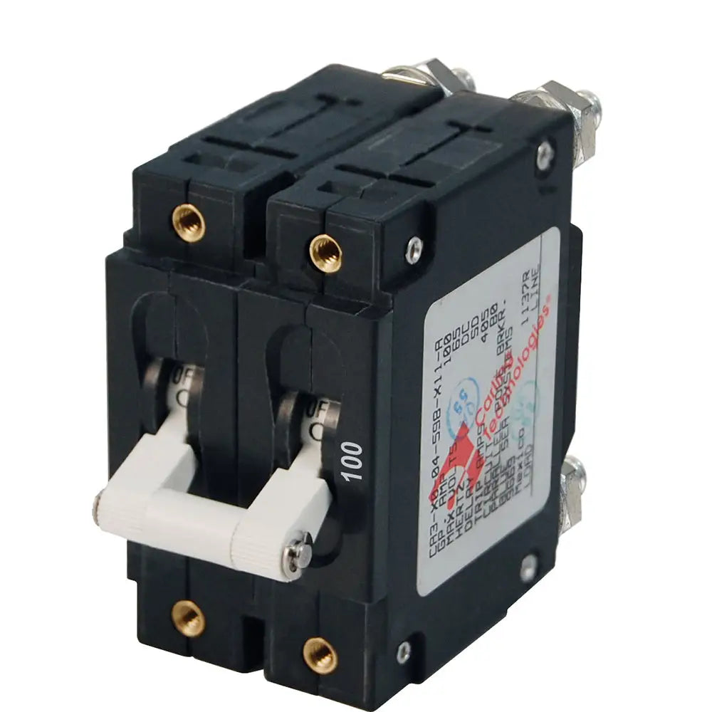 Blue Sea 7258 C-Series Double Pole Circuit Breaker - 100A [7258] - Circuit Breakers