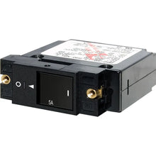 Blue Sea 7425 Single Pole Small Case 2’’ Slot Reset Rocker Circuit Breaker - 5 Amp [7425] - Circuit Breakers