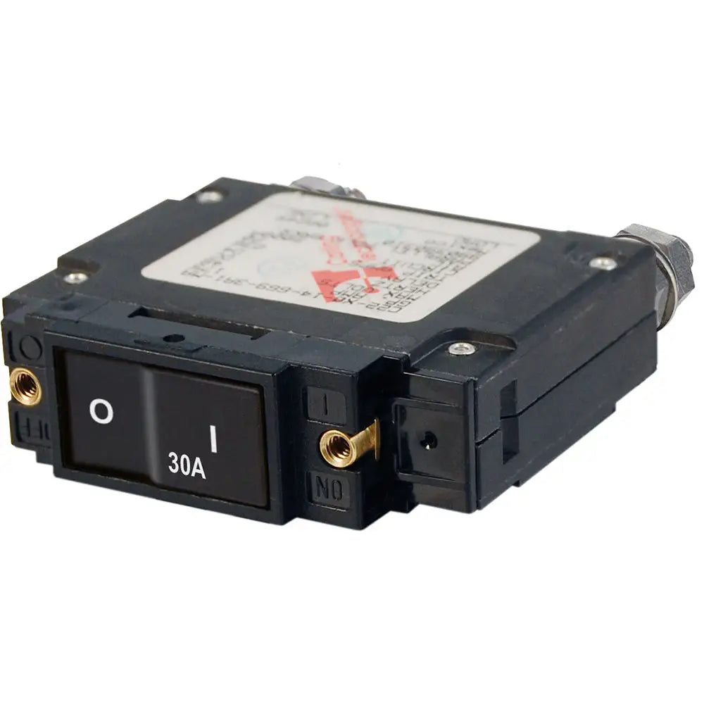 Blue Sea 7545 C-Series Flat Rocker Circuit Breaker - Single Pole - 30A [7545] - Circuit Breakers