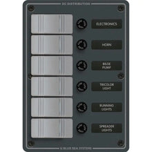 Blue Sea 8053 Slate Grey - 6 Position - Vertical [8053] - Electrical Panels