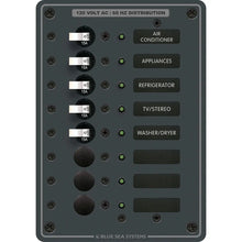 Blue Sea 8059 AC 8 Position Toggle Circuit Breaker Panel [8059] - Electrical Panels
