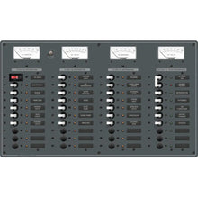 Blue Sea 8095 AC Main + 8 Positions / DC Main + 29 Positions Toggle Circuit Breaker Panel (White Switches) [8095]