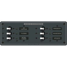 Blue Sea 8097 AC 6 Position Toggle Circuit Breaker Panel - White Switches [8097] - Electrical Panels