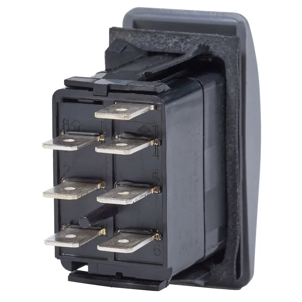 Blue Sea 8221 Water Resistant Contura III Switch - (ON)-OFF-ON - Grey [8221] - Switches & Accessories