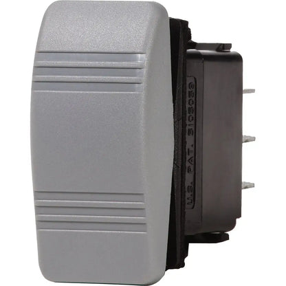 Blue Sea 8222 Water Resistant Contura III Switch - (ON)-OFF-(ON) - Grey [8222] - Switches & Accessories