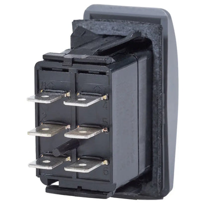 Blue Sea 8222 Water Resistant Contura III Switch - (ON)-OFF-(ON) - Grey [8222] - Switches & Accessories