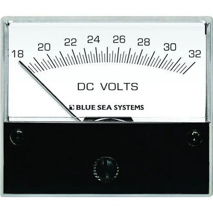 Blue Sea 8240 DC Analog Voltmeter - 2-3/4’’ Face 18-32 Volts DC [8240] - Meters & Monitoring