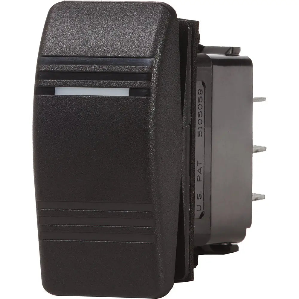 Blue Sea 8284 Water Resistant Contura III Switch - (ON)-OFF-ON - Black [8284] - Switches & Accessories