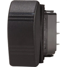 Blue Sea 8288 Water Resistant Contura III Switch - DPST OFF-(ON) - Black [8288] - Switches & Accessories