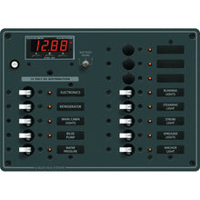 Blue Sea 8403 DC Panel 13 Position w/ Multimeter [8403] - Electrical Panels