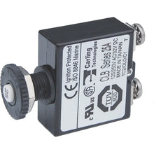Blue Sea Push Button Reset Only Screw Terminal Circuit Breaker - 25 Amps [2135] - Circuit Breakers