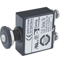 Blue Sea Push Button Reset Only Screw Terminal Circuit Breaker - 7 Amps [2131] - Circuit Breakers