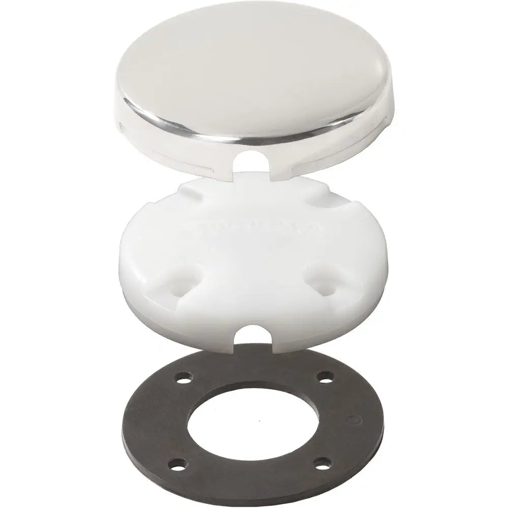 Blue Sea Side Entry CableClam w/Stainless Steel Dress Cap [1007100] - Wire Management