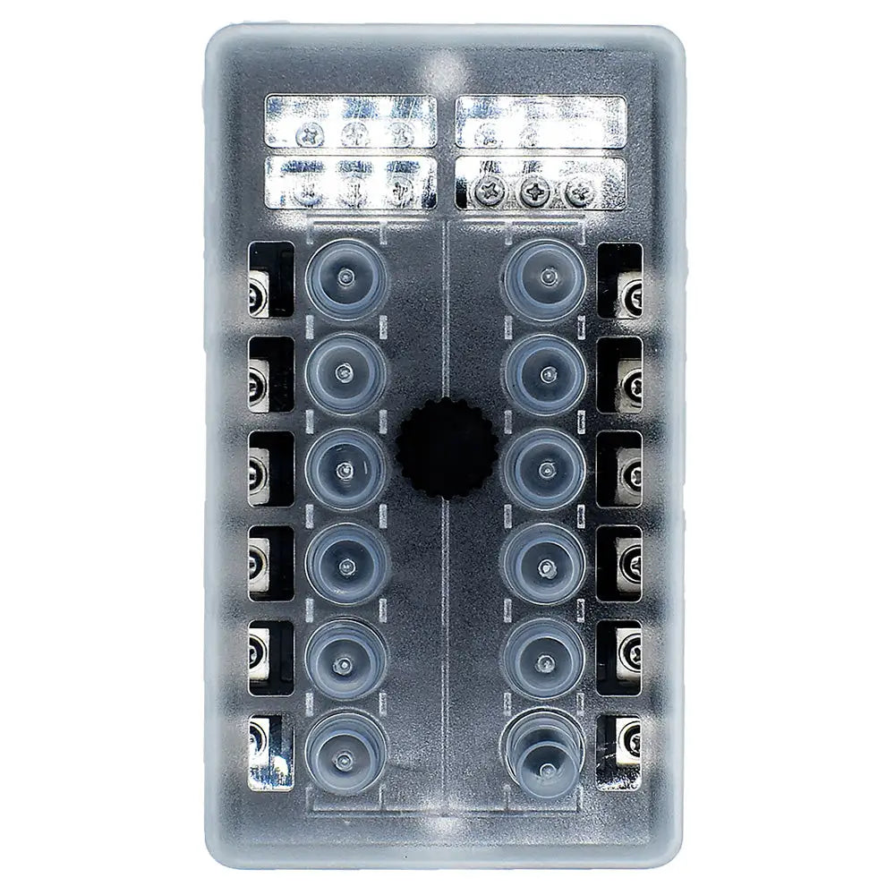 Bluewater 12 Position Beaker Block w/Cover [3200-2001-012] - Circuit Breakers