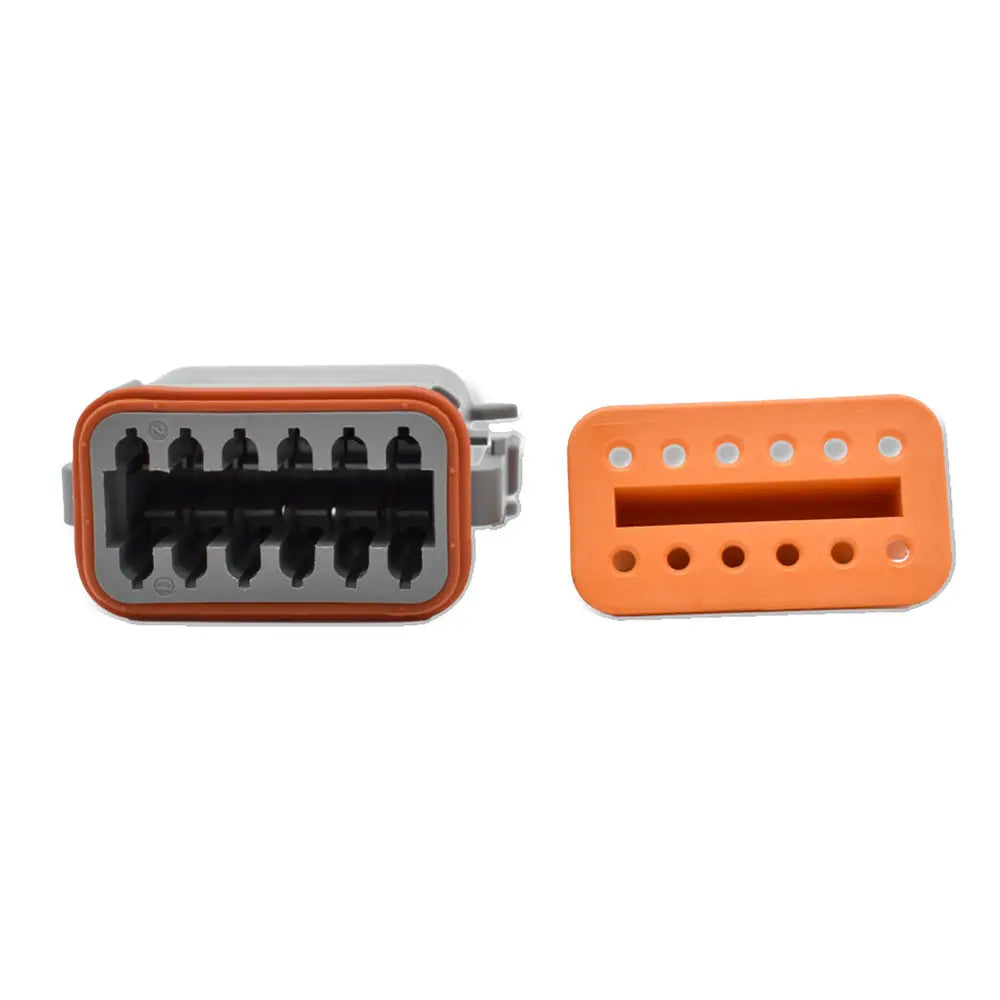 Bluewater 12 Position Female Deutsch Connector w/Wedge Lock [DT06-12S] - Terminals