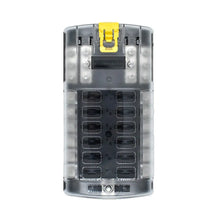 Bluewater 12 Position Fuse Block ATC w/Yellow Slide [3200-3003-012] - Fuse Blocks & Fuses