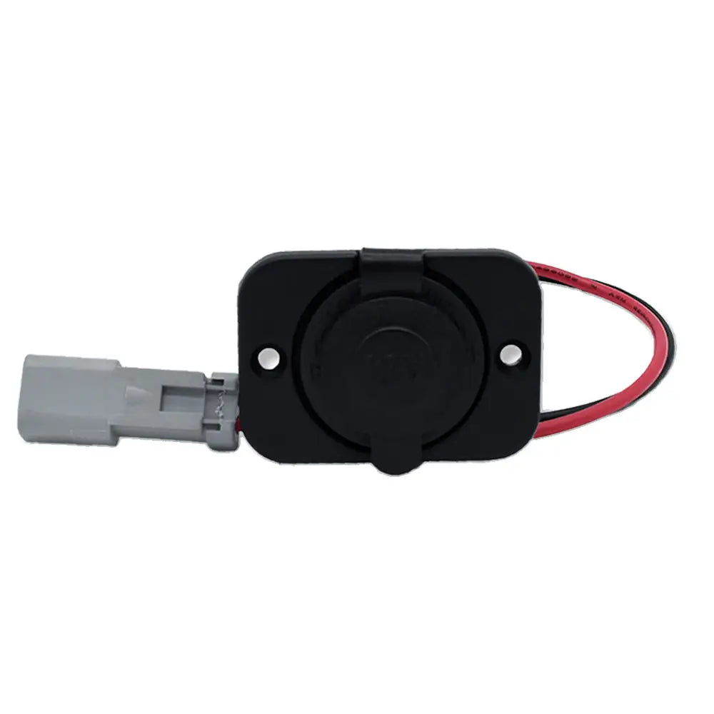 Bluewater 12V w/Single Sealed Socket w/Deutsch Connector Plate [6000-3004] - Accessories