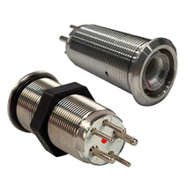 Bluewater 19mm Inrush Push Button Switch Off/On - Blue/Red LED - Switch Body Only [9057-1113] - Switches & Accessories