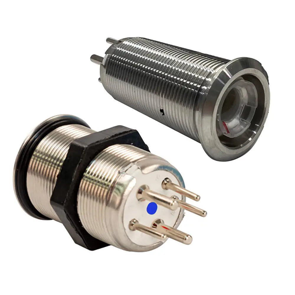 Bluewater 22mm Inrush Push Button Switch Off/On/On - Blue/Green/Red LED - Switch Body Only [9059-3113] - Switches &