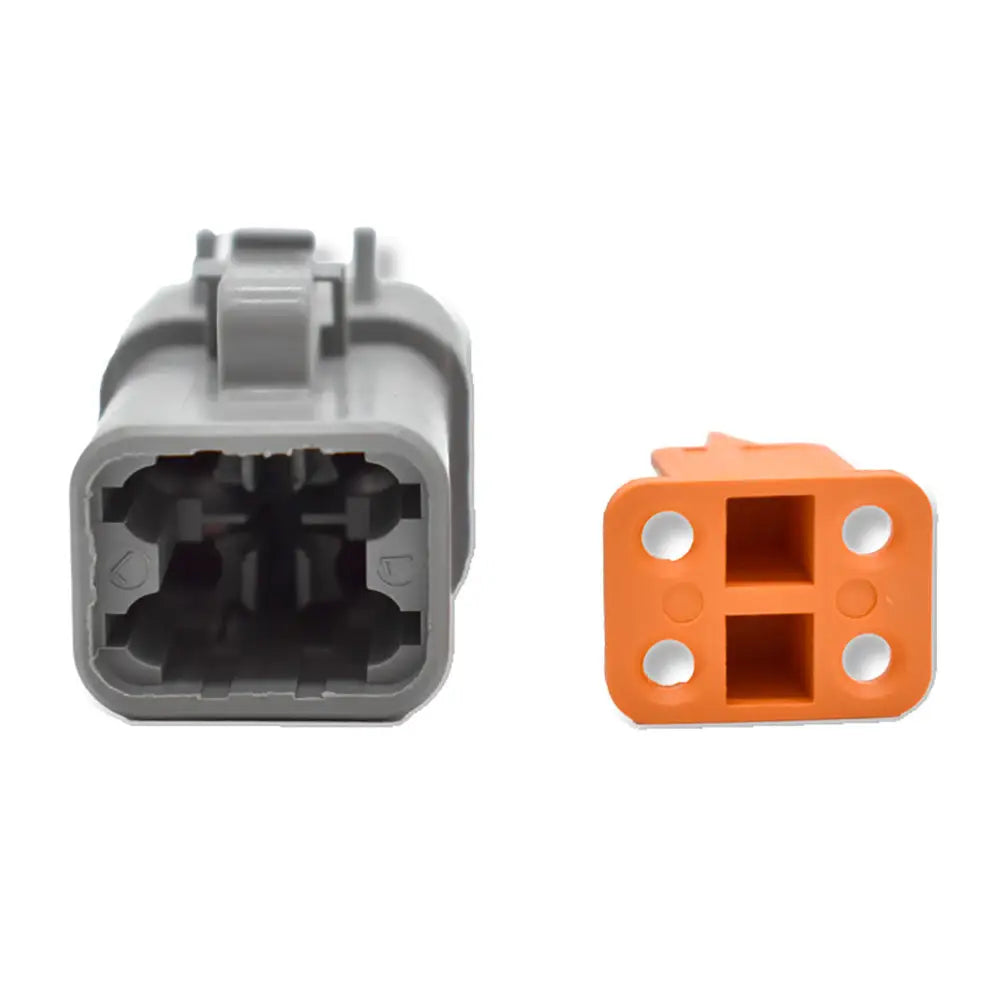 Bluewater 4 Position DTP Female Connector w/Wedge Lock [DTP06-4S] - Terminals