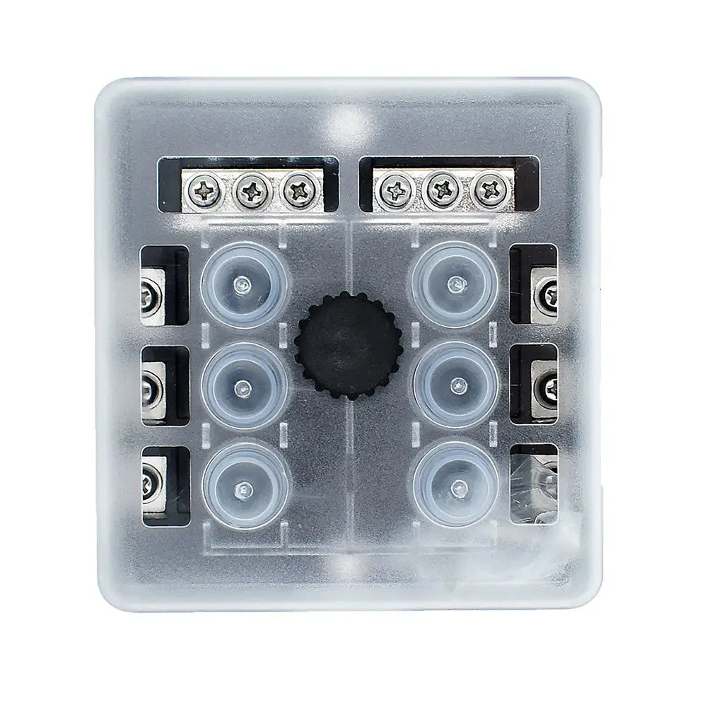 Bluewater 6 Position Beaker Block w/Cover [3200-2001-006] - Circuit Breakers