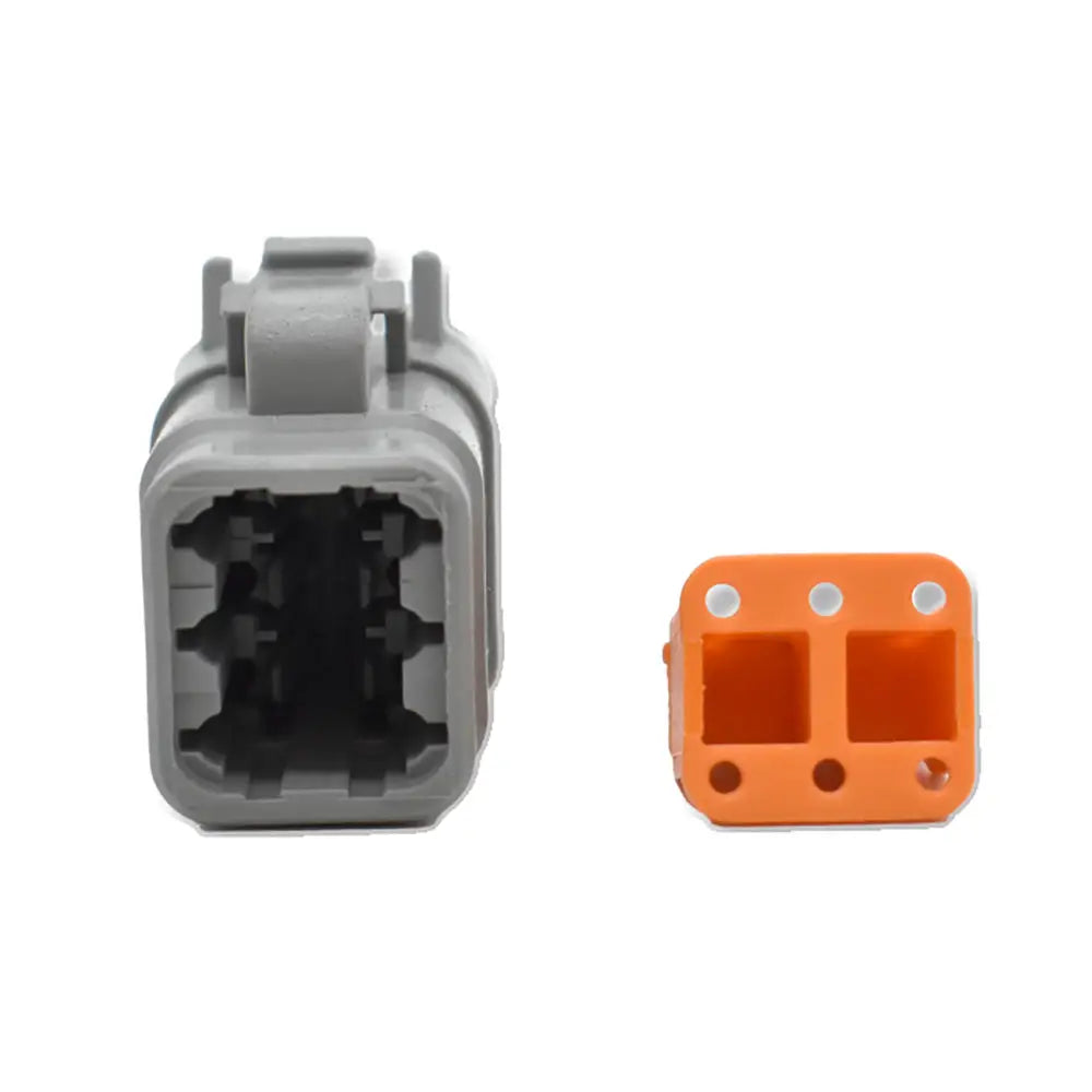 Bluewater 6 Position DTM Female Connector w/Wedge Lock [DTM06-6S] - Terminals