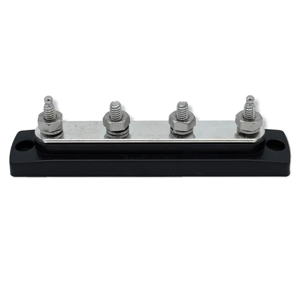 Bluewater Common Stud Busbar 4 Gang - Black [312303-B-020] - Busbars Connectors & Insulators