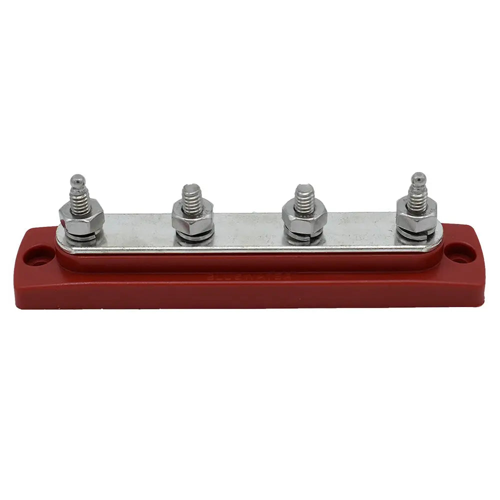 Bluewater Common Stud Busbar 4 Gang - Red [312303-B-025] - Busbars Connectors & Insulators