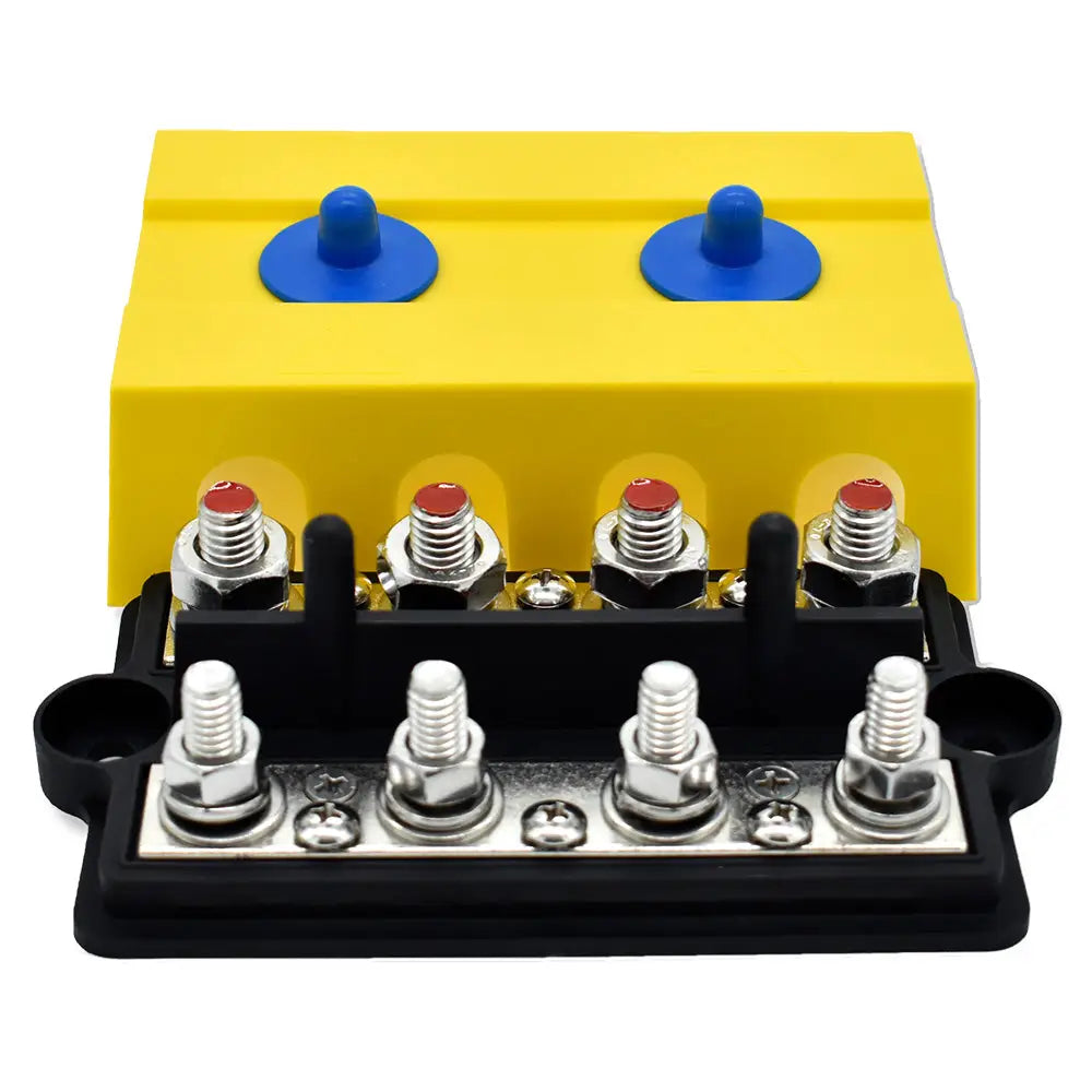 Bluewater Dual 4 Gang Busbar [313856-B-023] - Busbars Connectors & Insulators